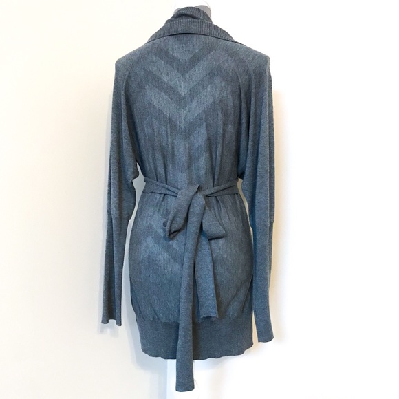 Peppe Peluso Grey Cowlneck Sweater Dress - Picture 3 of 8